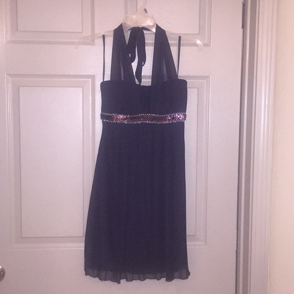 Dark blue dress
